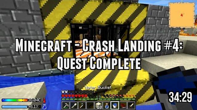 Minecraft - Crash Landing #4: Quest Complete