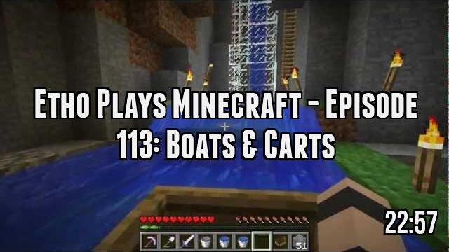 Etho Plays Minecraft - Episode 113: Boats & Carts