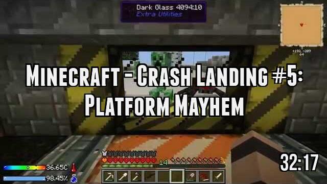 Minecraft - Crash Landing #5: Platform Mayhem