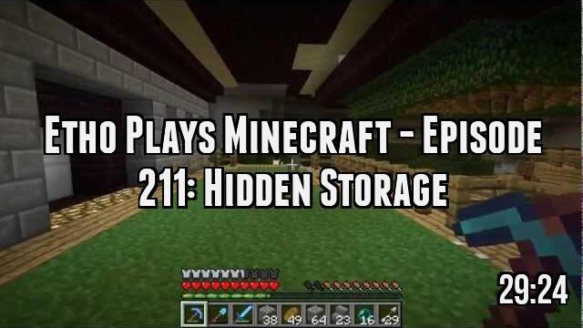 Etho Plays Minecraft - Episode 211: Hidden Storage