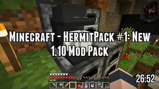 Minecraft - HermitPack #1: New 1.10 Mod Pack