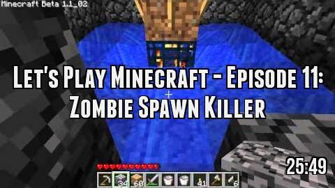 Let's Play Minecraft - Episode 11: Zombie Spawn Killer