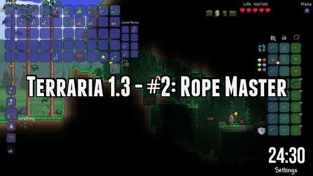 Terraria 1.3 - #2: Rope Master