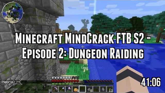 Minecraft MindCrack FTB S2 - Episode 2: Dungeon Raiding
