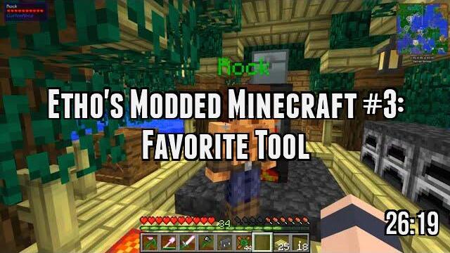 Etho's Modded Minecraft #3: Favorite Tool