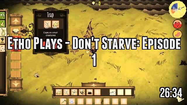 Etho Plays - Don't Starve: Episode 1