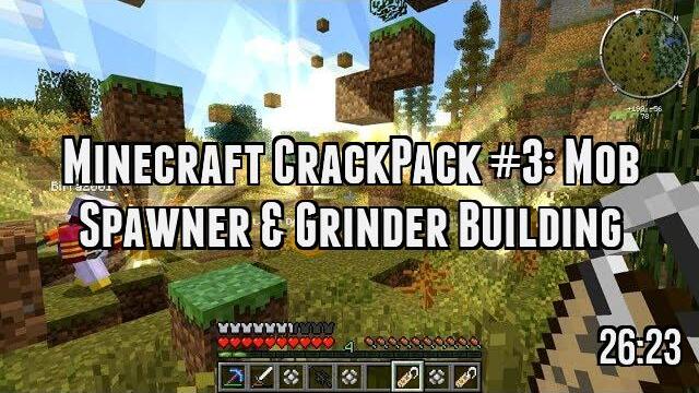 Minecraft CrackPack #3: Mob Spawner & Grinder Building