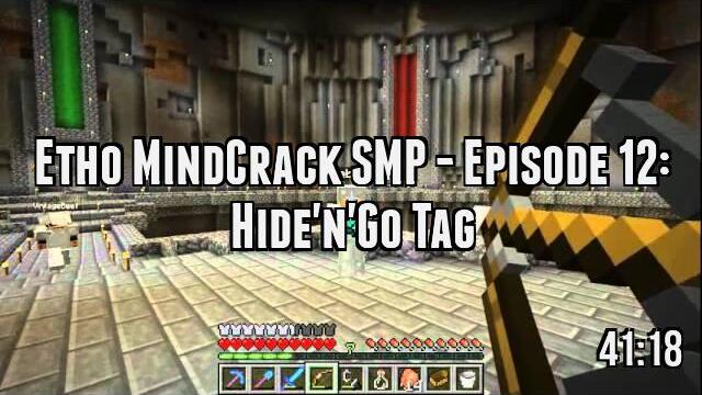 Etho MindCrack SMP - Episode 12: Hide'n'Go Tag
