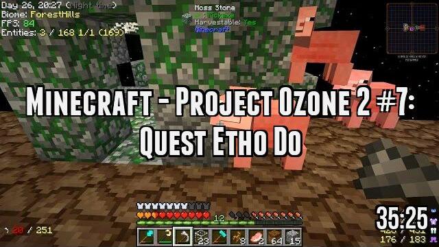 Minecraft - Project Ozone 2 #7: Quest Etho Do