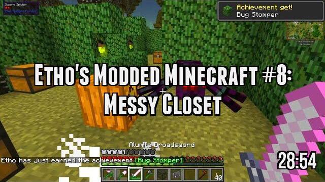 Etho's Modded Minecraft #8: Messy Closet