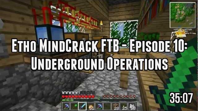 Etho MindCrack FTB - Episode 10: Underground Operations
