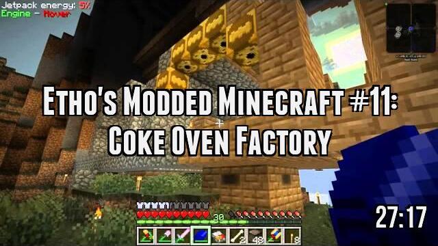 Etho's Modded Minecraft #11: Coke Oven Factory