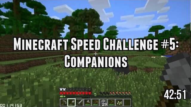 Minecraft Speed Challenge #5: Companions