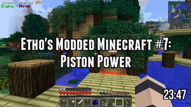 Etho's Modded Minecraft #7: Piston Power