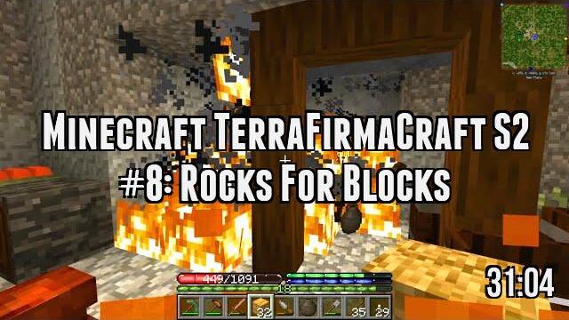 Minecraft TerraFirmaCraft S2 #8: Rocks For Blocks