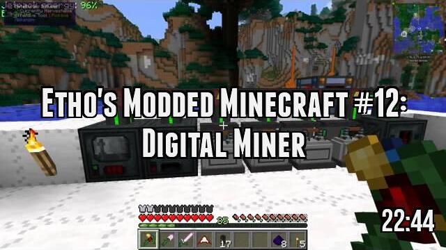 Etho's Modded Minecraft #12: Digital Miner