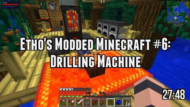 Etho's Modded Minecraft #6: Drilling Machine